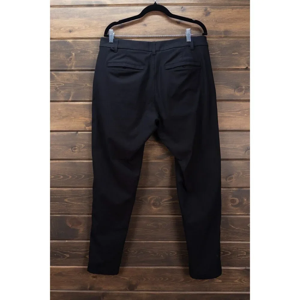 Lululemon Commission Pant Classic Warpstreme Black Mens Size 34x30